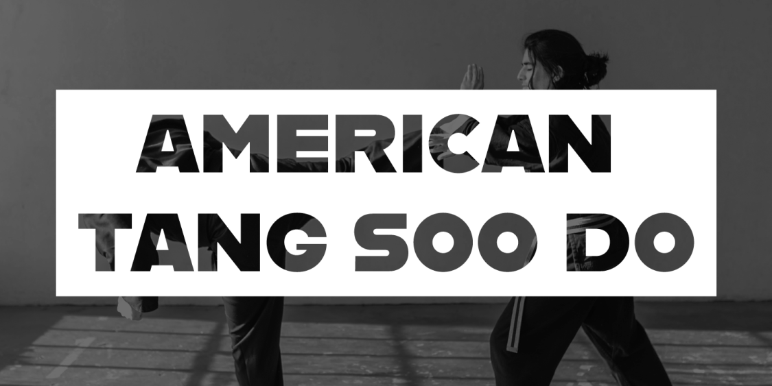 american tang soo do man kicking woman blocking knockout